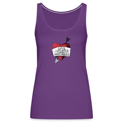 Love, Liberty | Women's Tank - purple