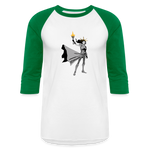 Liberty Hero | Baseball Tee - white/kelly green