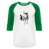 Liberty Hero | Baseball Tee - white/kelly green