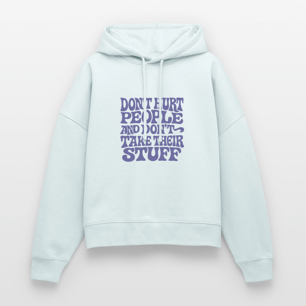 Don't Hurt People | Retro | Women's Hoodie - blue ice
