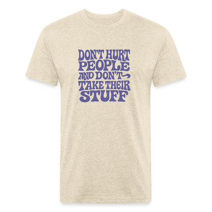 Don't Hurt People | Retro | Men's Tee - heather cream