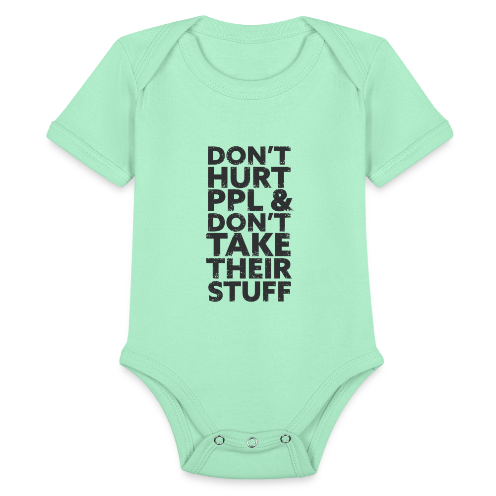 Don't Hurt People | Baby Onesie - light mint