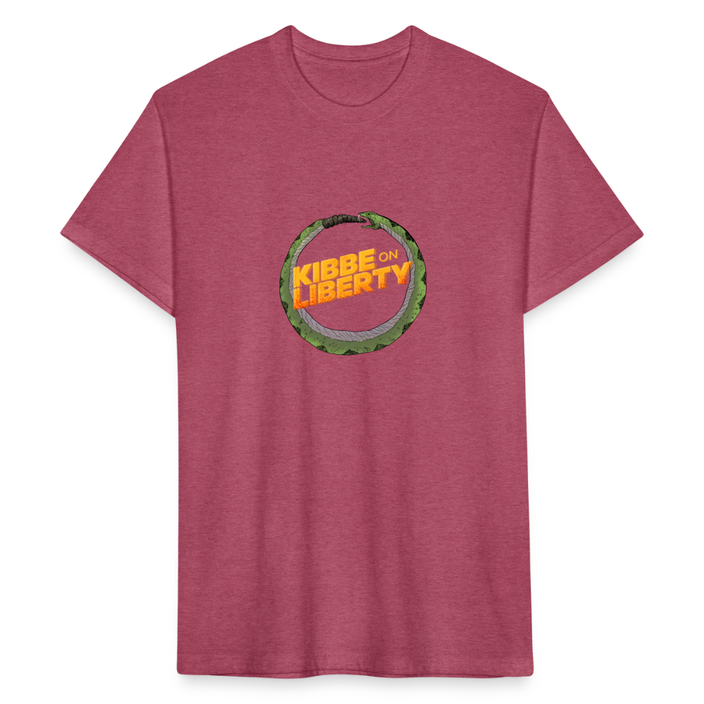 Kibbe on Liberty | Men's Tee - heather burgundy