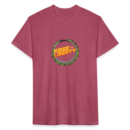 Kibbe on Liberty | Men's Tee - heather burgundy