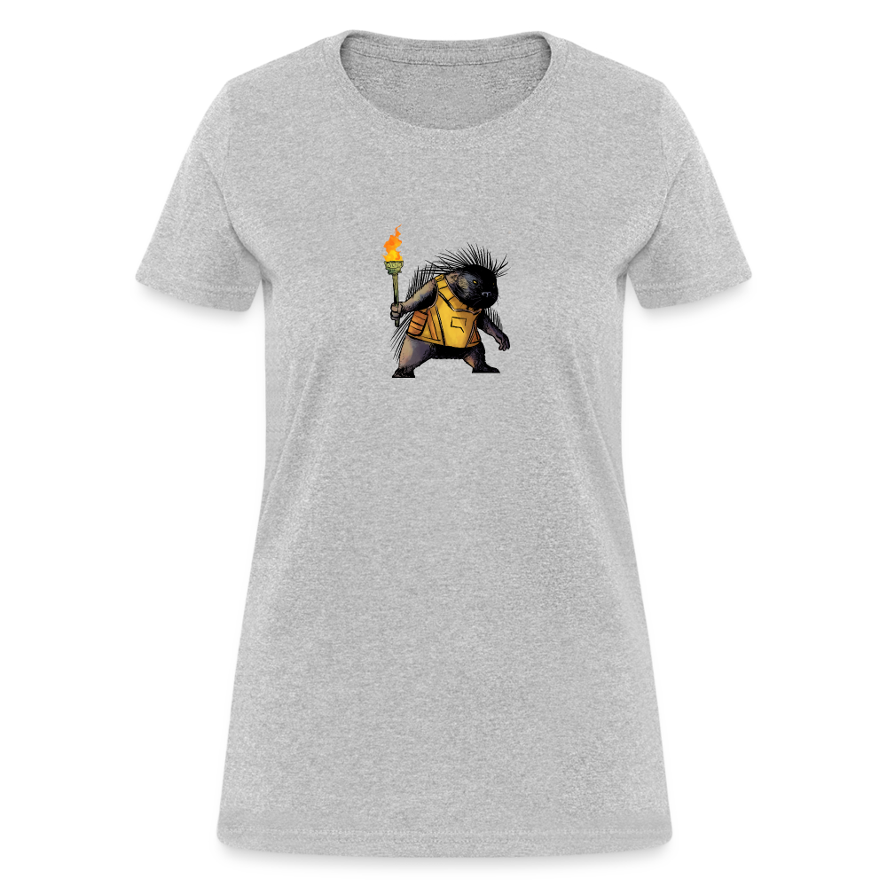 Free the Porcupine | Women's Tee - heather gray