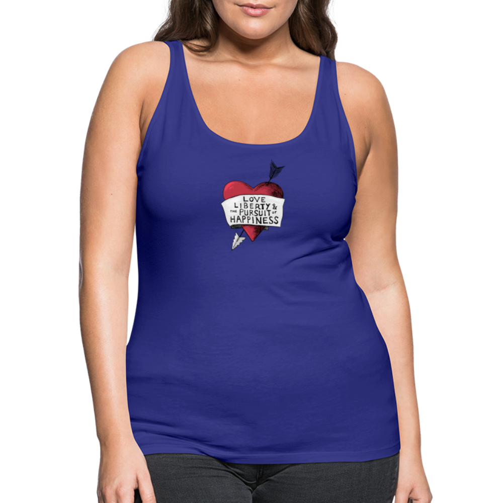 Love, Liberty | Women's Tank - royal blue