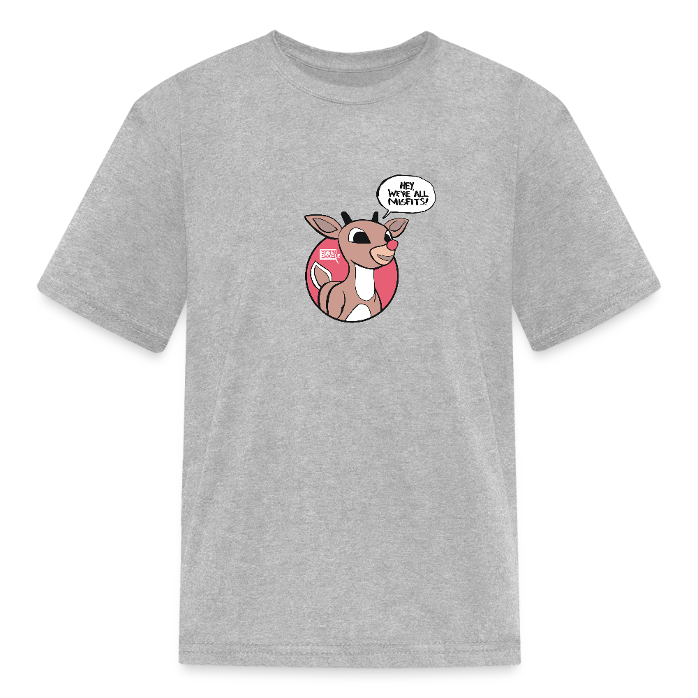 Rudolph Misfits | Youth Tee - heather gray