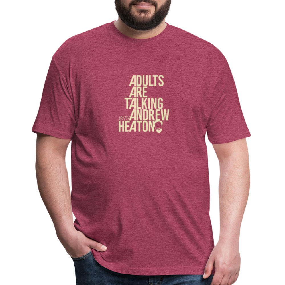 Adults Are Talking | Men's Tee - heather burgundy