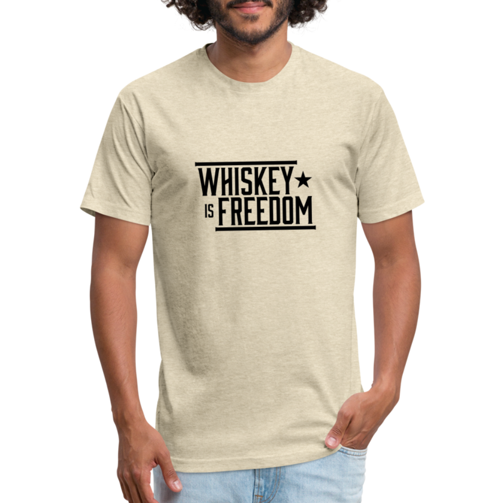 Whiskey is Freedom | Men's Tee - heather cream