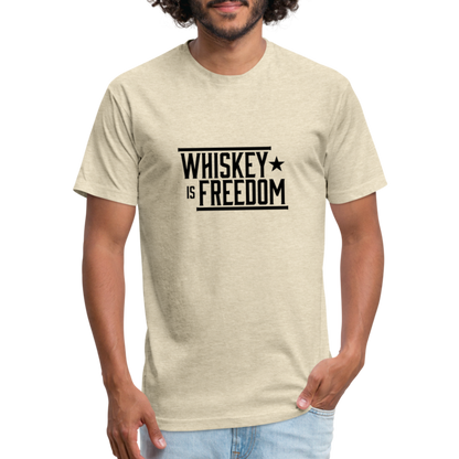 Whiskey is Freedom | Men's Tee - heather cream