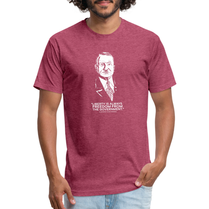 Ludwig von Mises Quote | Men's Tee - heather burgundy