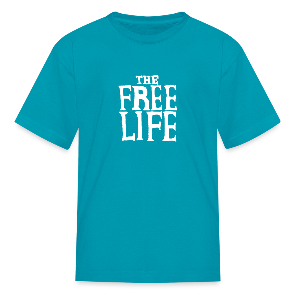 The Free Life | Youth Tee - turquoise