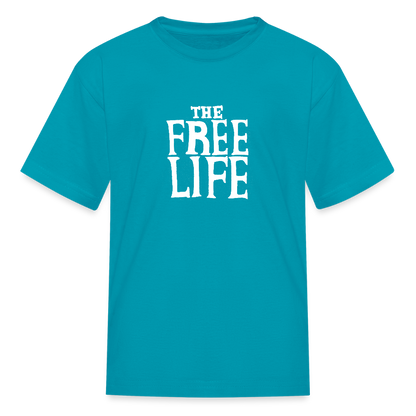 The Free Life | Youth Tee - turquoise