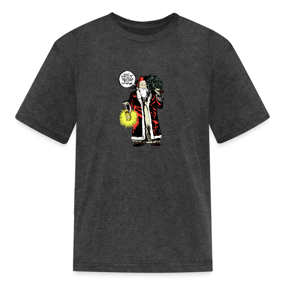 2021 Santa | Youth Tee - heather black