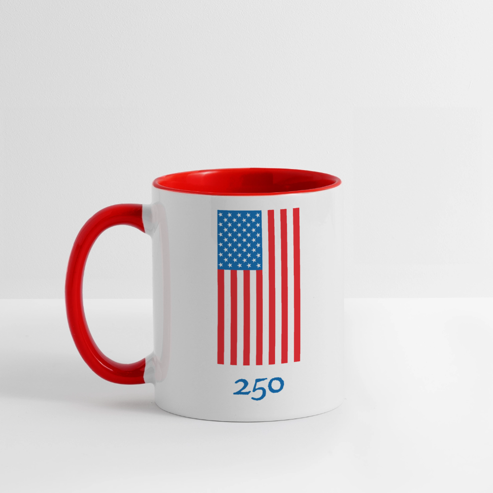 Spirit of '76 Coffee Mug - white/red