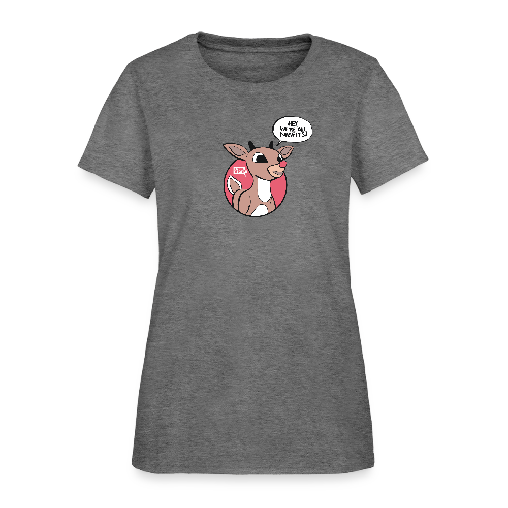Rudolph Misfits | Women's Tee - graphite heather