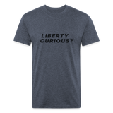 Liberty Curious? | Men's Tee - heather navy