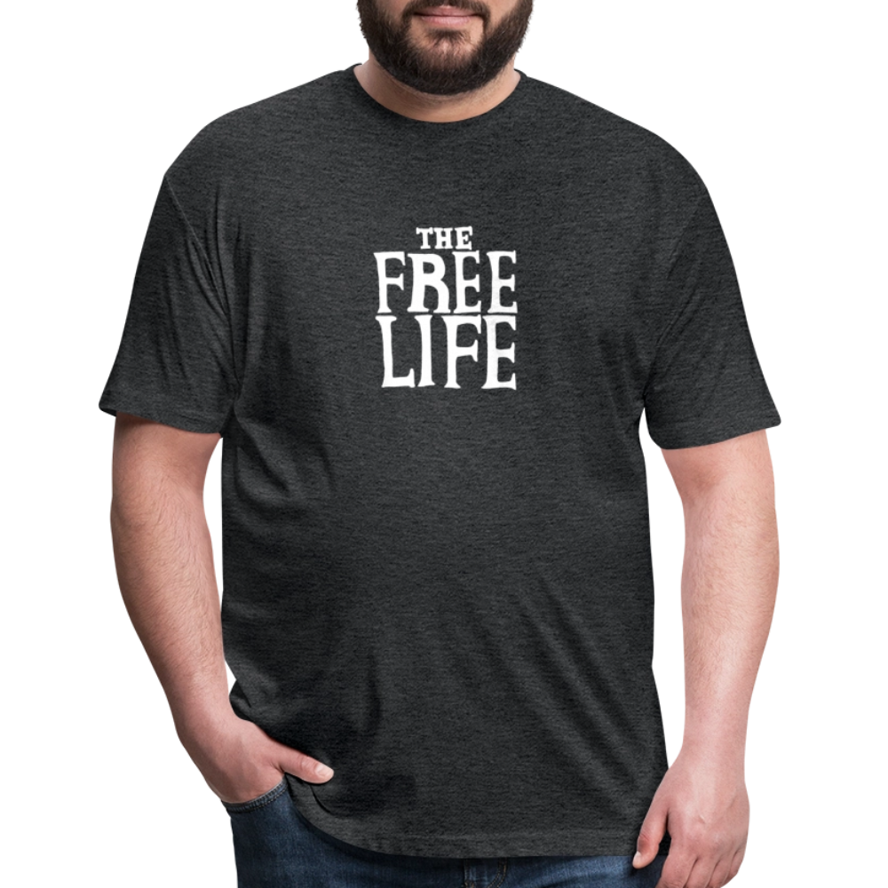 The Free Life | Men's Tee - heather black