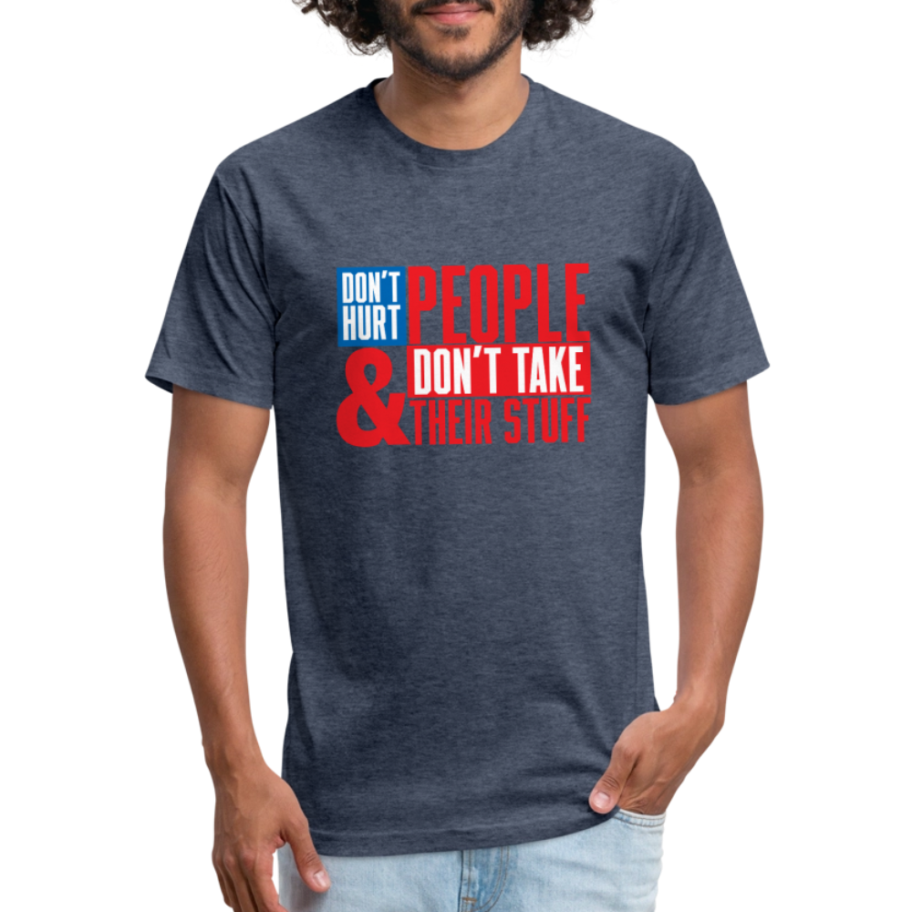 Don't Hurt People | America | Men's Tee - heather navy