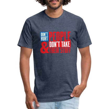 Don't Hurt People | America | Men's Tee - heather navy