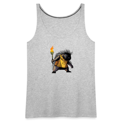 Free the Porcupine | Women's Tank - heather gray