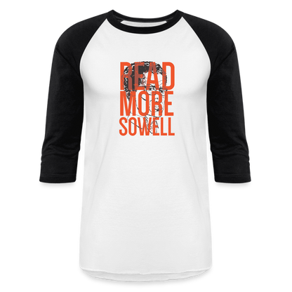 Read More Sowell | Baseball Tee - white/black