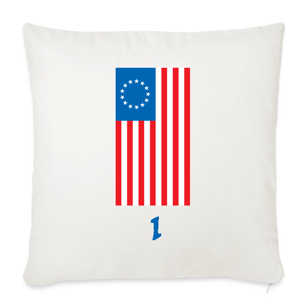 Spirit of '76 | Throw Pillow Cover - natural white