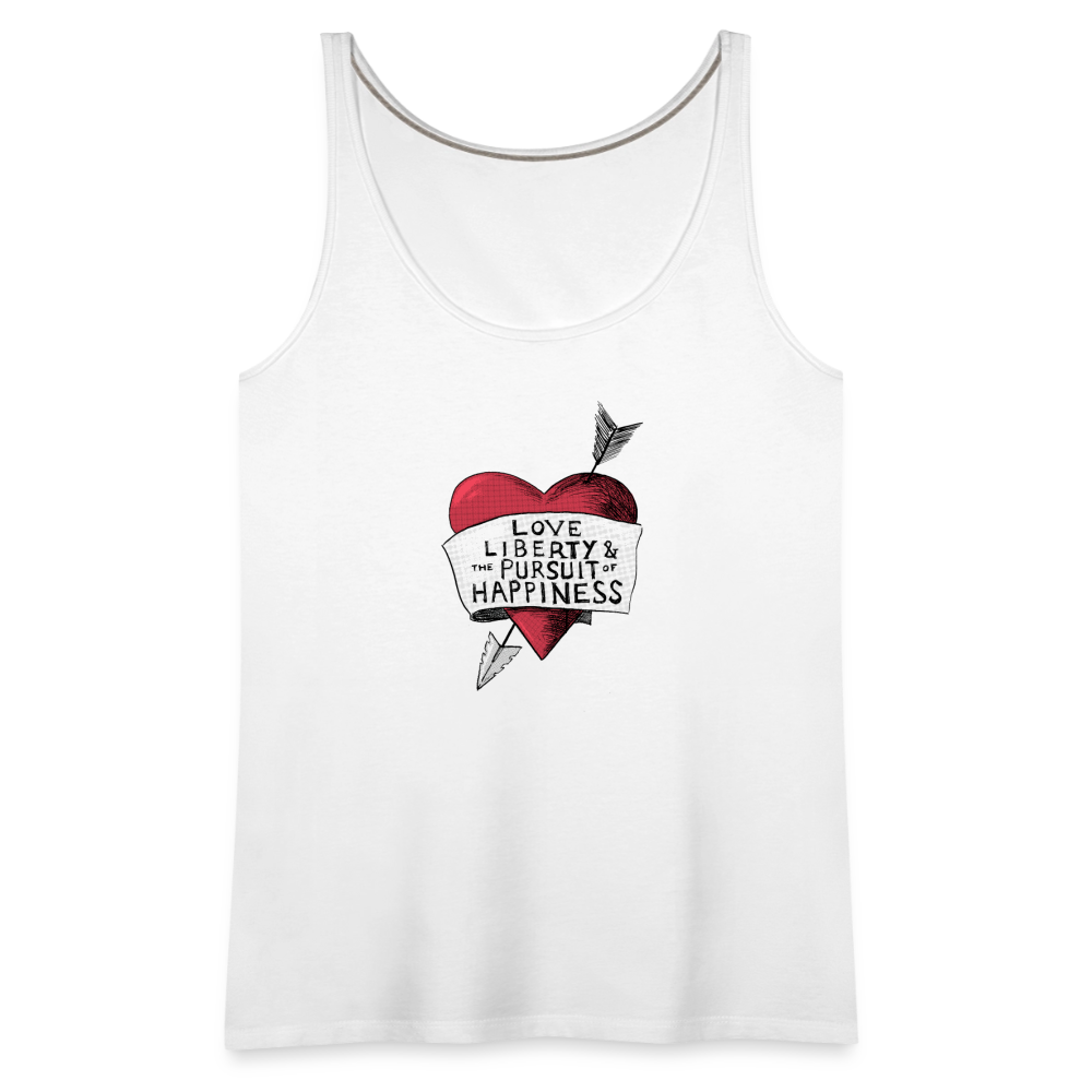 Love, Liberty | Women's Tank - white