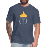 Freedom Torch | Men's Tee - heather navy