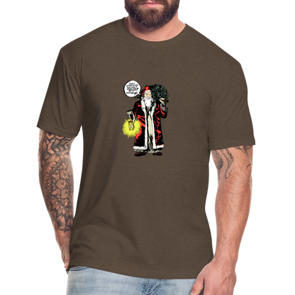 2021 Santa | Men's Tee - heather espresso
