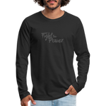 Fight the Power | Men's Long Sleeve Tee - black