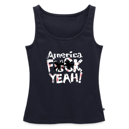 America F**k Yeah! | Women's Tank - navy
