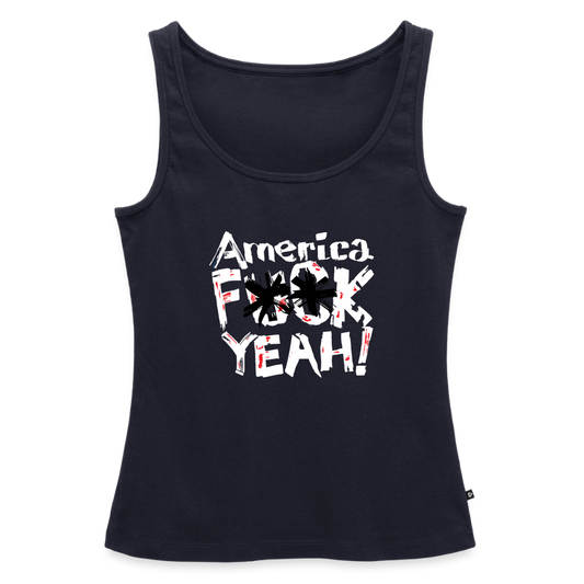 America F**k Yeah! | Women's Tank - navy