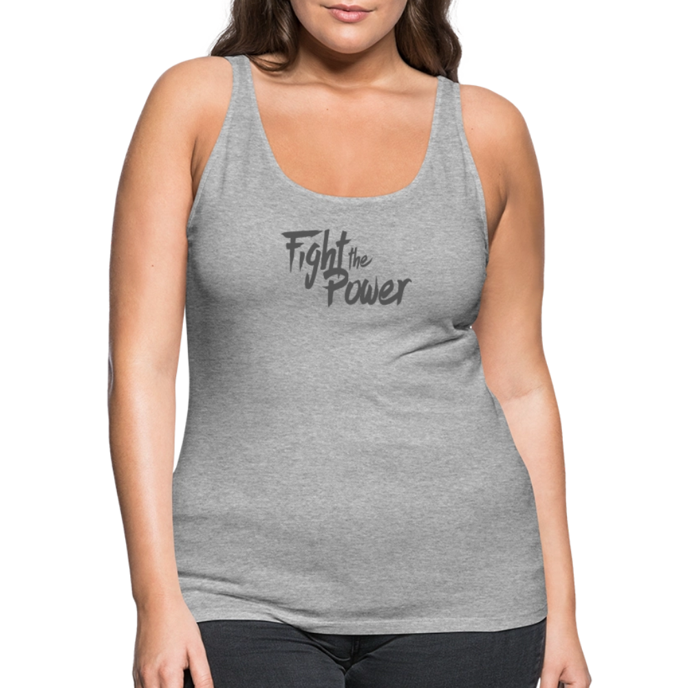 Fight the Power | Women's Tank - heather gray