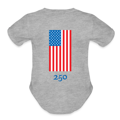 Spirit of '76 | Baby Onesie - heather grey