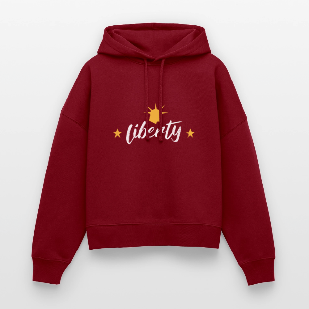Liberty | Women's Hoodie - burgundy