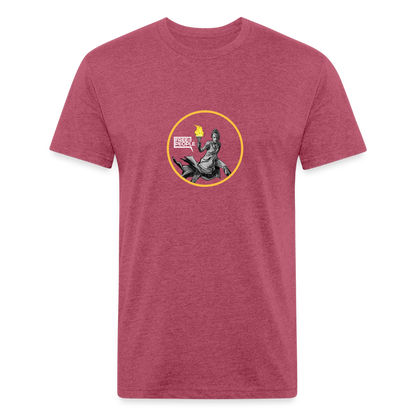 Lady Liberty | Men's Tee - heather burgundy