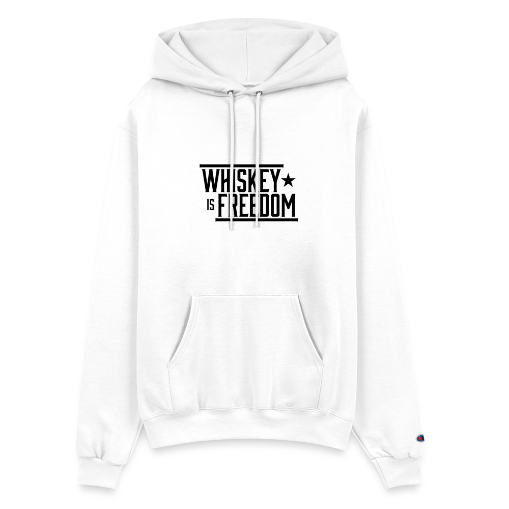 Whiskey is Freedom | Pullover Hoodie - white