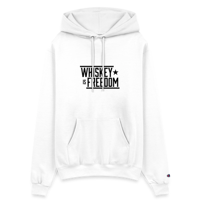 Whiskey is Freedom | Pullover Hoodie - white