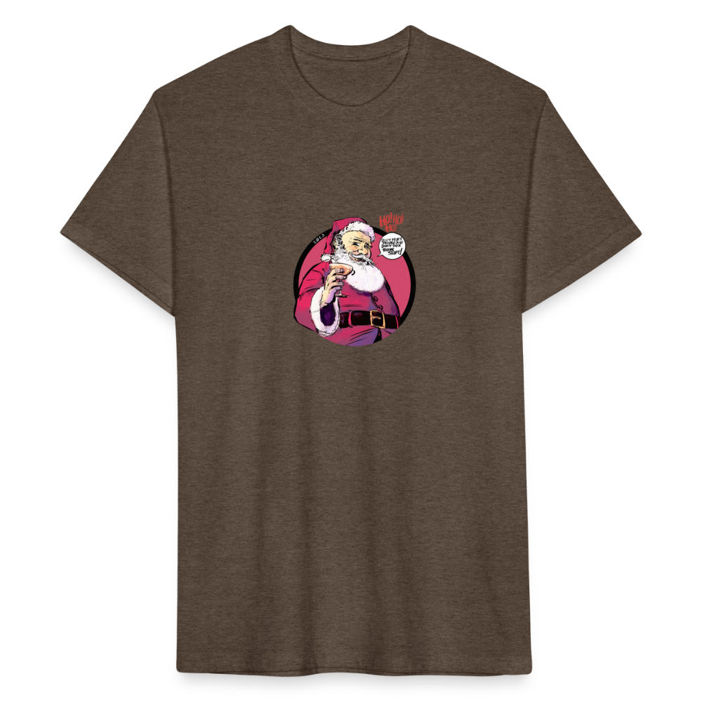 2023 Santa | Men's Tee - heather espresso