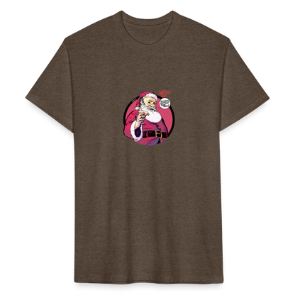 2023 Santa | Men's Tee - heather espresso