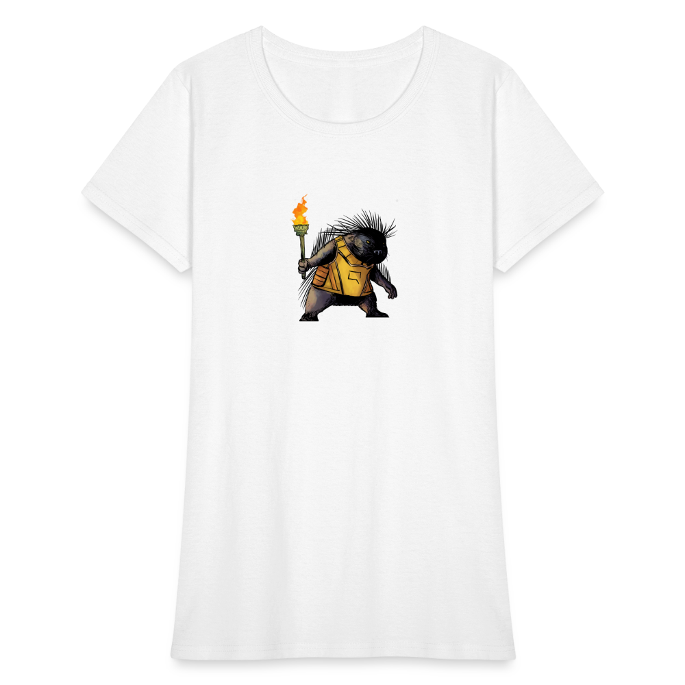 Free the Porcupine | Women's Tee - white