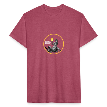 Lady Liberty | Men's Tee - heather burgundy