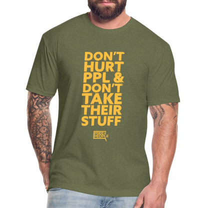 Don't Hurt People | Limited Edition | Men's Tee - heather military green