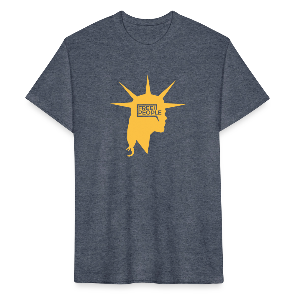 Liberty Head | Men's Tee - heather navy