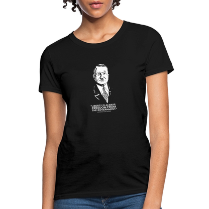 Ludwig von Mises Quote | Women's Tee - black