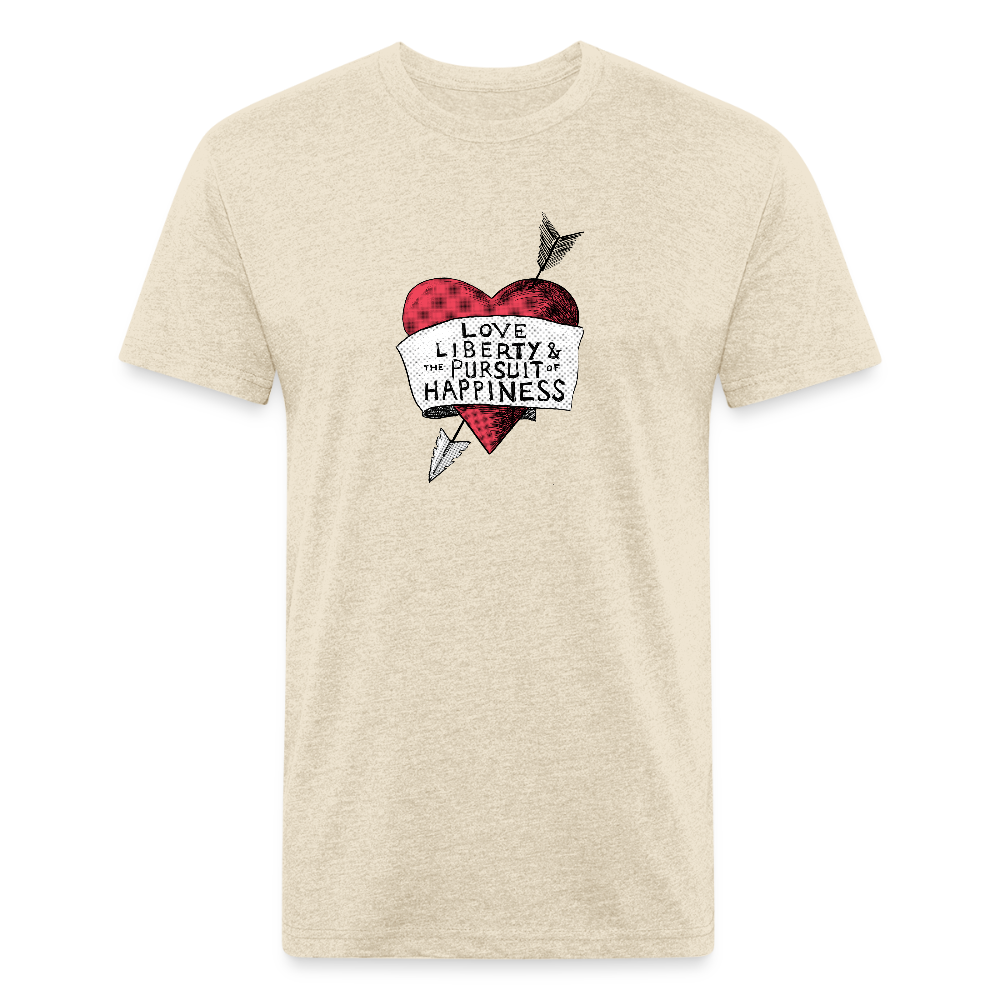 Love, Liberty | Men's Tee - heather cream