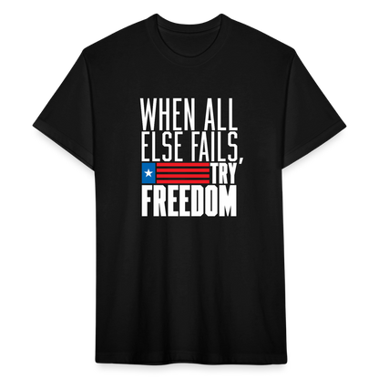 Try Freedom | Men's Tee - black
