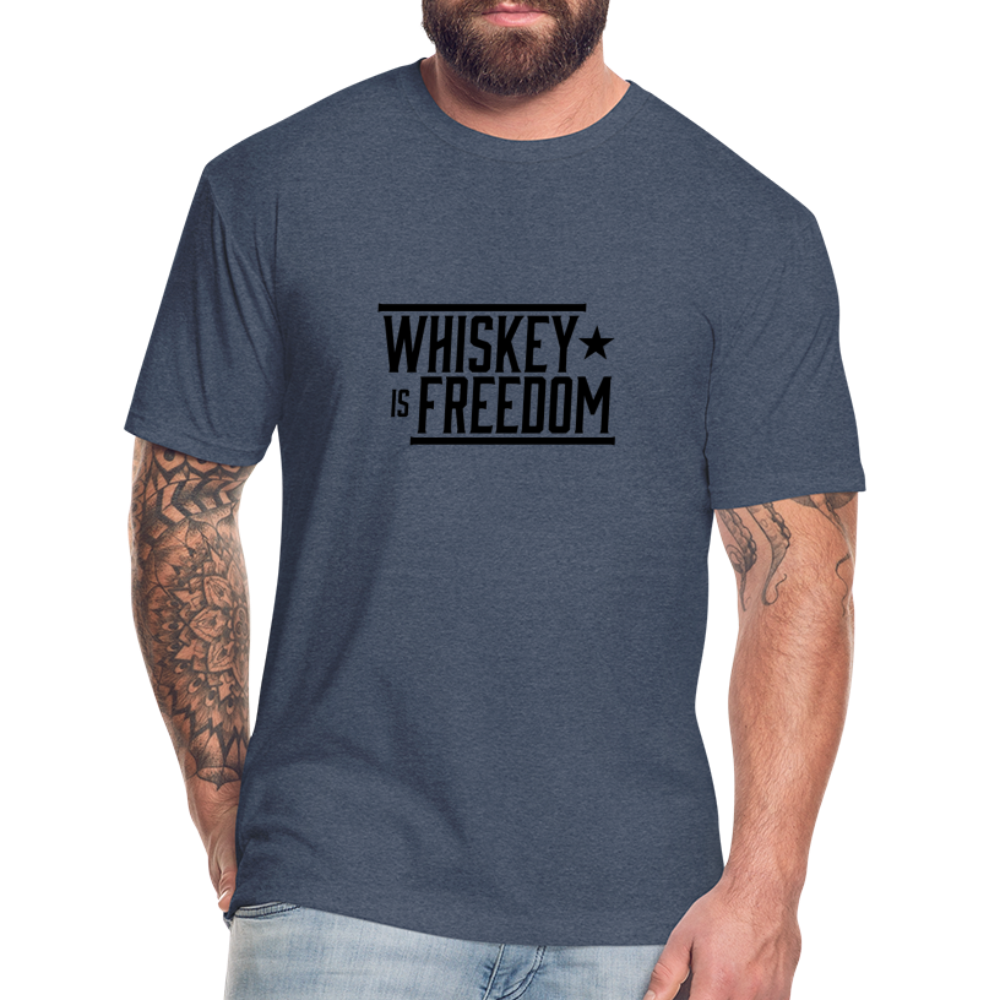 Whiskey is Freedom | Men's Tee - heather navy