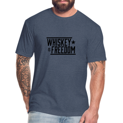 Whiskey is Freedom | Men's Tee - heather navy